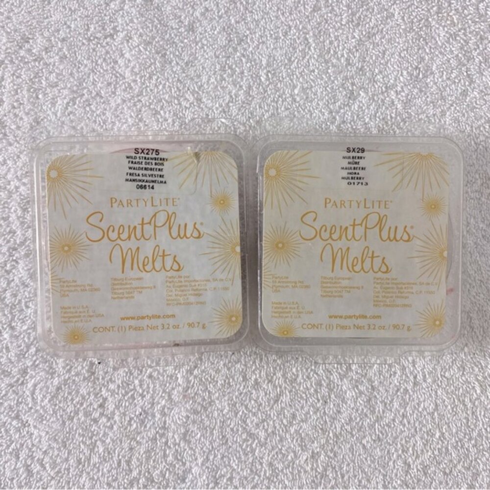 PartyLite ScentPlus Wax Melts Wild Strawberry & Mulberry